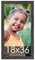 18x36 Shabby Chic Picture Frame with UV-Resistant Acrylic & Acid Free Backing, Available in 9 Finishes - Black, Blue, Brown, Green, Orange, Pink, Red, and White